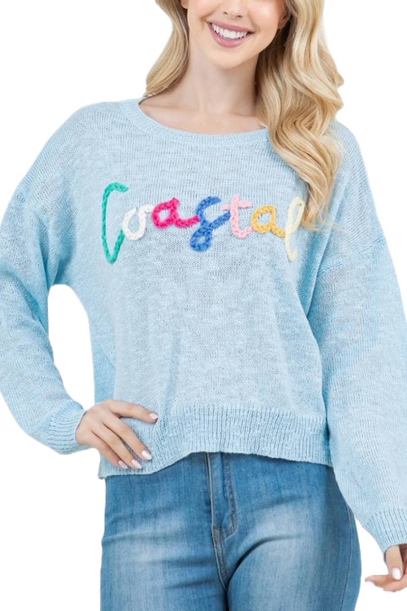 Coastal Pullover Sweater - Lightweight