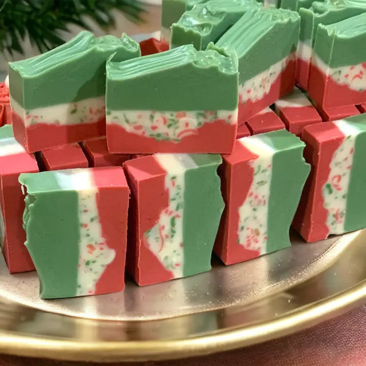 Holiday Elf Stockings Handmade Soap Bar