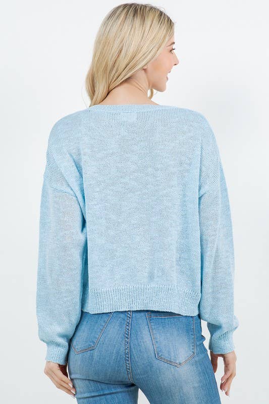 Coastal Pullover Sweater - Lightweight