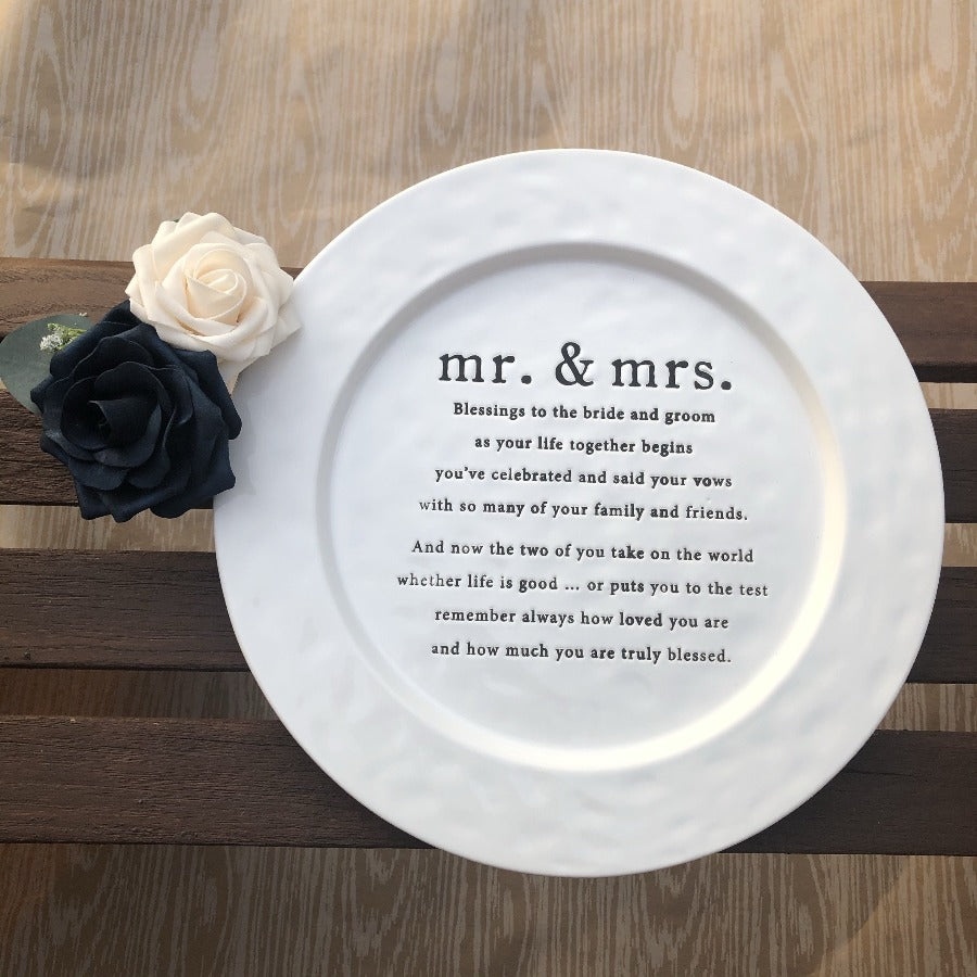 Personalized Pie Dish- Family Traditions - Wedding Gift