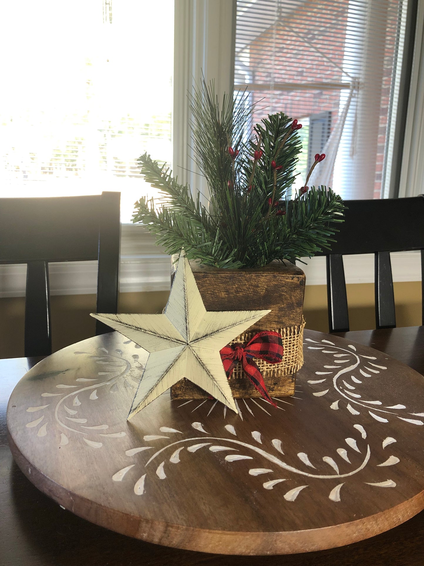 Farmhouse Christmas Decor-Star Ornament Sugar Mold Decor