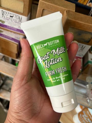 Farm Fresh Goat Milk Lotion Squeeze Tubes, 3 oz. Travel Size